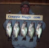 Kansas Crapppie Angler - Mike Simpson - Shows off more Slab Crappies caught on Crappie Magic Crappie Tackle