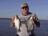 Crappie Guide - Mike Simpson - and a couple of  Kansas Slab Crappies caught on Crappie Magic Tackle