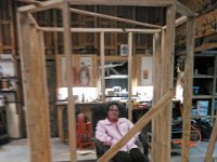 NCM 0147  Wife checking out the view from within the stand.