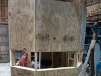 NCM 0188  Exterior walls sheeted.