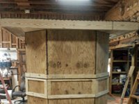 NCM 0203  Roof on, shutters on, outside pretty much done!!