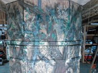 NCM 0234  Camo installed front of blind.