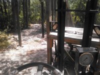 NCM 0324  Moving free Stairs to stand site. Thanks Bruce!!