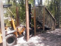 NCM 0325  Stairs sitting in place.