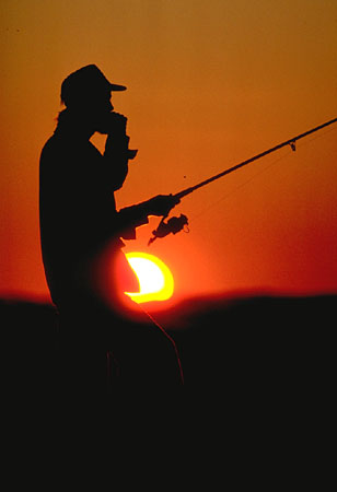 Fishing at Sunset